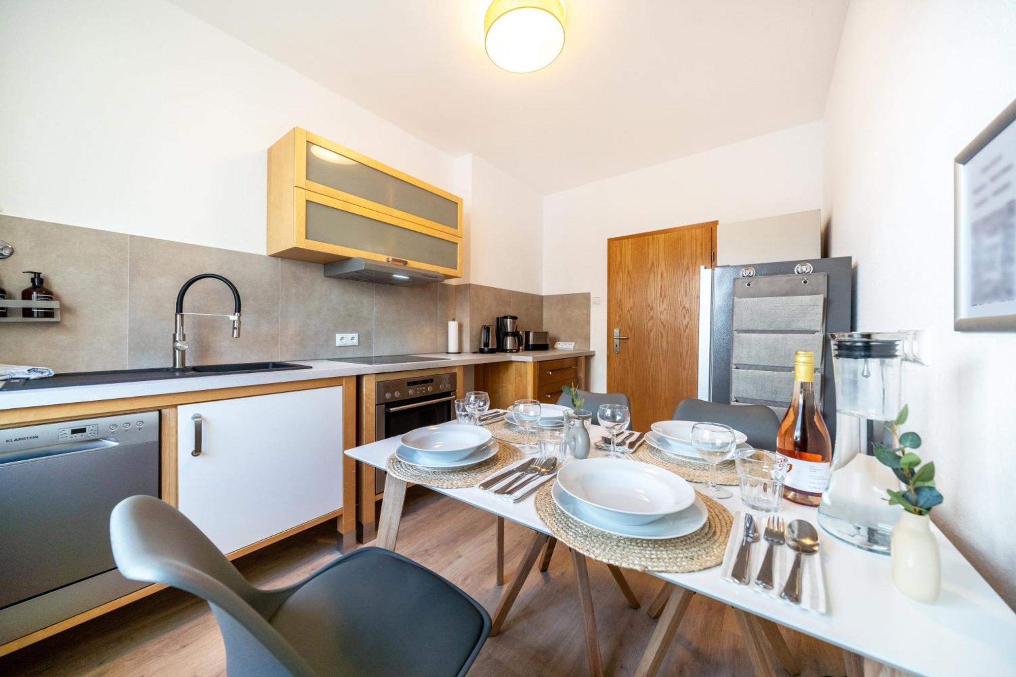 Cityapartment Wagner Mit Netlix Bielefeld Esterno foto